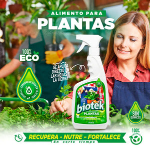 BIOTEK®  ALIMENTO REVITALIZADOR  PARA PLANTAS