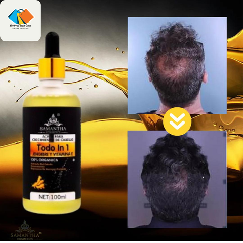 Image of ACEITE TODO EN UNO ANTICAIDA Y CRECIMIENTO DE CABELLO SAMANTHA®